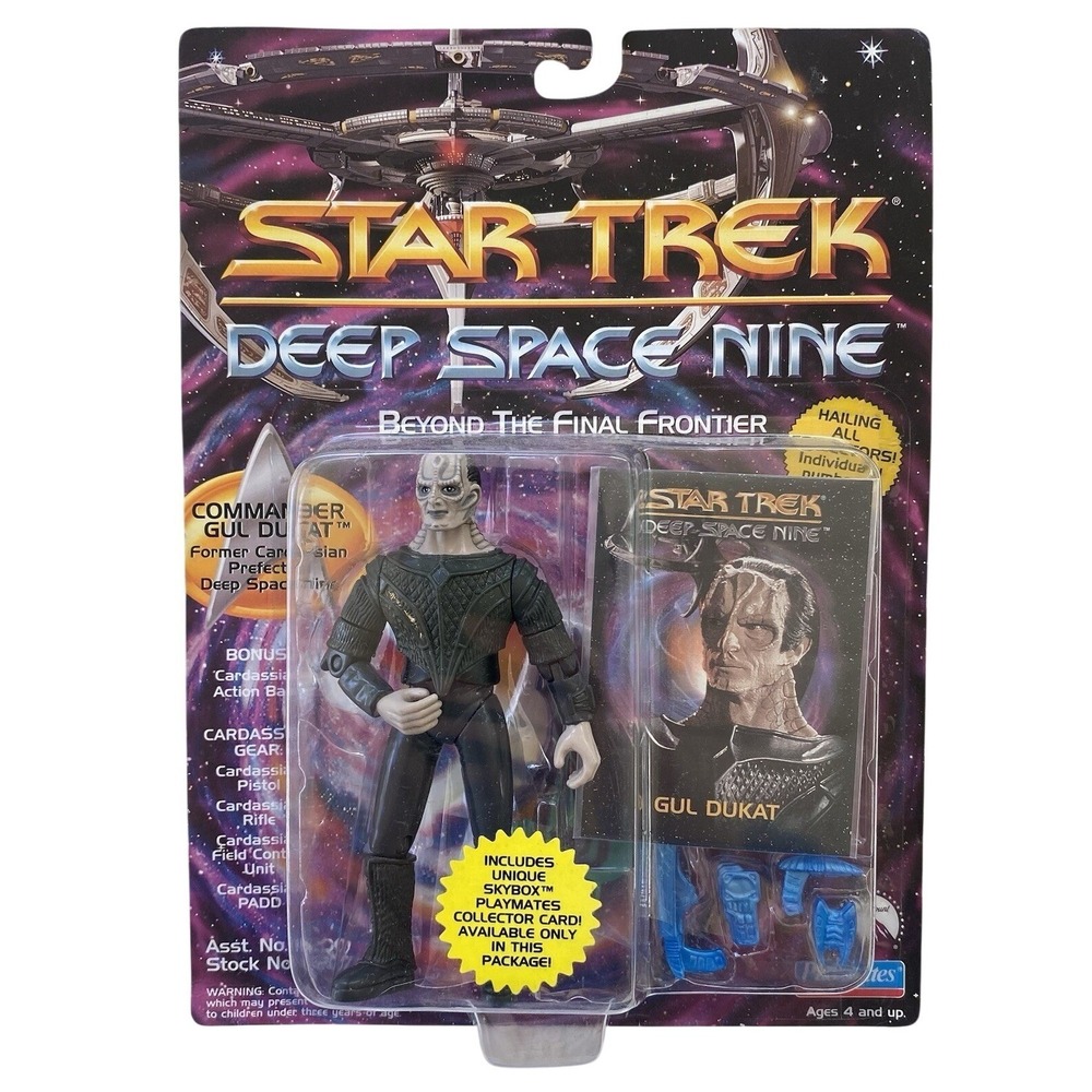 Star Trek Deep Space Nine Playmates 1993 Commander Gul Dukat Action Figure #6207